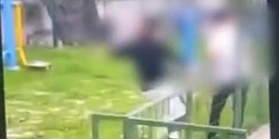 Çocuğu feci şekilde darbederek bayılttı