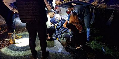 Çorum’da iki otomobil çarpıştı: 1’i ağır 7 yaralı