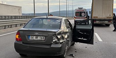 Çorum'da tırla otomobil çarpıştı: 1 yaralı