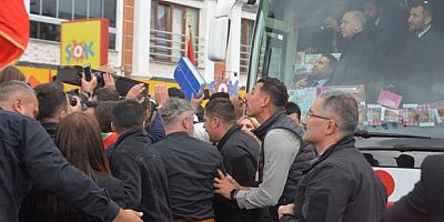 Cumhurbaşkanı Erdoğan'a coşkulu karşılama