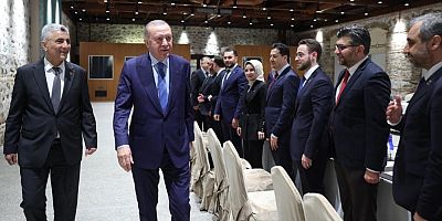 Cumhurbaşkanı Erdoğan, iş adamları heyetini kabul etti