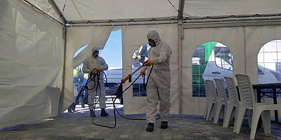 Deprem bölgesinde hijyen seferberliği