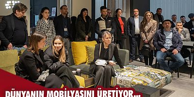 Dünyanın mobilyasını üretiyor...