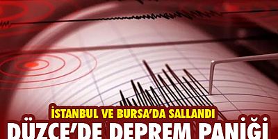 Düzce'de deprem paniği
