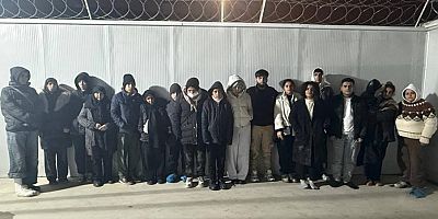 Edirne'de 18 düzensiz göçmen yakalandı