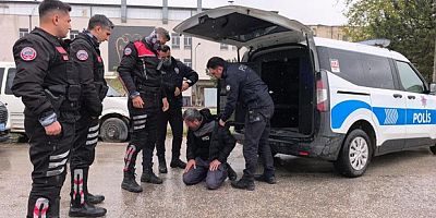 Ehliyetsiz sürücü zorluk çıkarınca biber gazı yedi