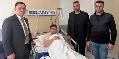 Elektrik akımına kapılan Akar'a ziyaret