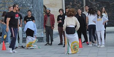 Erasmus öğrencileri çocuklar gibi şendi