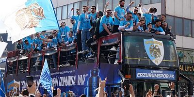 Erzurumspor'dan şampiyonluk turu