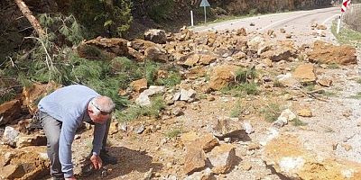 Feke-Saimbeyli kara yolu ulaşıma kapandı