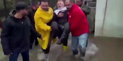 Felçli adamın yardımına Kızılay ekipleri yetişti