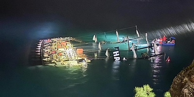 Fethiye'de batan teknedeki 6 kişi kurtarıldı, 1 kişi kayıp