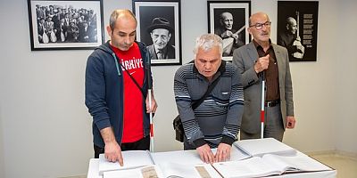 Fotoğrafları dokunarak anladılar