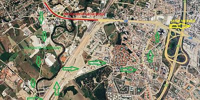 Geçit Köprüsü'nde trafik düzenlemesi