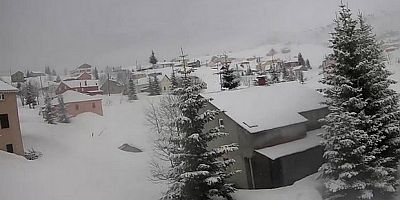 Giresun'da mayıs ayında kar sürprizi