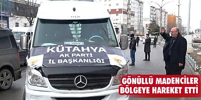 Gönüllü madenciler bölgeye hareket etti