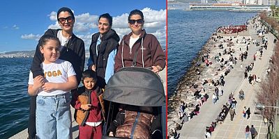 Güneşi gören sahile koştu