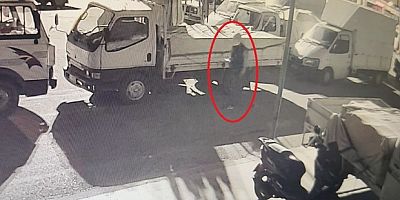 Halde biber yüklü kamyonet çalındı