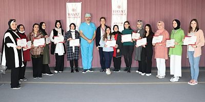 Hayat Hastanesi Gebe Okulu sona erdi