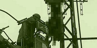  Hırsızlık için çıktığı elektrik direği sonu oldu