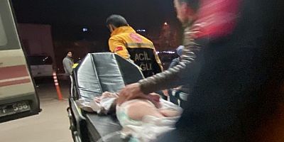 İnegöl'de bebek ağır yaralandı