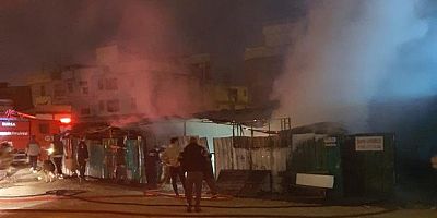 İnegöl'de çiftlik, alevlere teslim