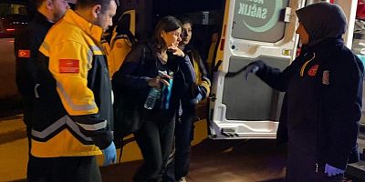 İnegöl'de otomobil ile minibüs çarpıştı: 9 yaralı