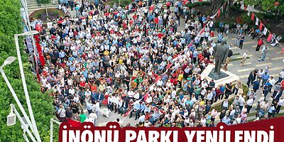 İnönü Parkı yenilendi