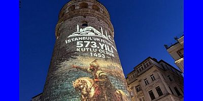 İstanbul’un fethinin 573. yıl dönümün özel ışık gösterisi