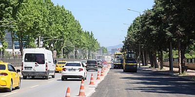İstanbul Yolu'nda hummalı asfalt çalışması