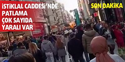 İstiklal Caddesi'nde patlama