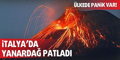 İtalya'daki Stromboli Yanardağı'nda patlama