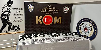 İzmir polisinden silah operasyonu