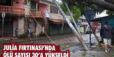 Julia Fırtınası’nda ölü sayısı 30’a yükseldi