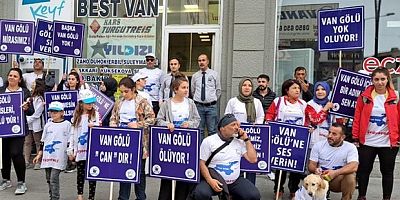 Kadınlar Van Gölü için yürüdü