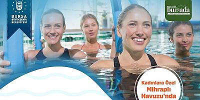 Kadınlara özel suda cimnastik