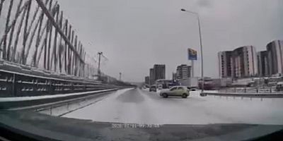 Kar yağışı kazaları beraberinde getirdi