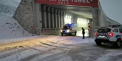 Karabet Geçidi'ne kar yağdı