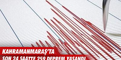 KAHRAMANMARAŞ 24 SAATTE 259 KEZ SALLANDI