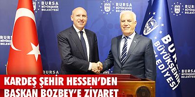 Kardeş şehir Hessen’den Başkan Bozbey’e ziyaret