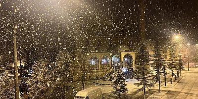 Kastamonu'da kar yağışı etkili oldu
