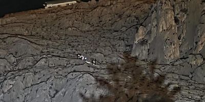 Kayalıklardan atlayan cezaevi firarisi kurtarıldı