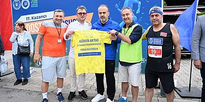 Kazancı’da ‘dostluk’ için koştular