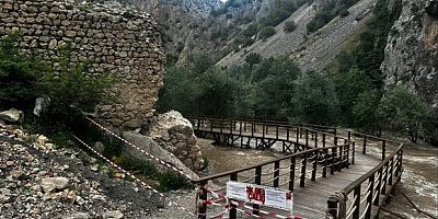 Kazankaya Kanyonu’nda tedbir alındı