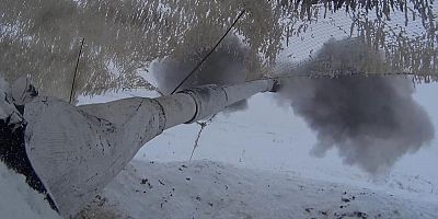 Kış tatbikatında nefes kesen anlar