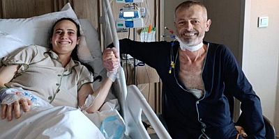 Kızının karaciğeri ile hayata tutundu