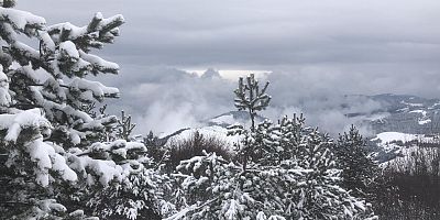 Kızlan Yaylası'nda beyaz güzellik