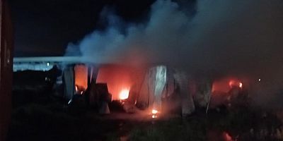 Konteyner yangınında 1 kişi öldü