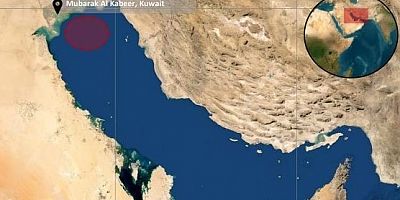 Kuveyt açıklarındaki petrol tankerinde patlama