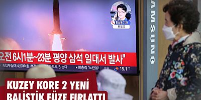  Kuzey Kore 2 yeni balistik füze fırlattı